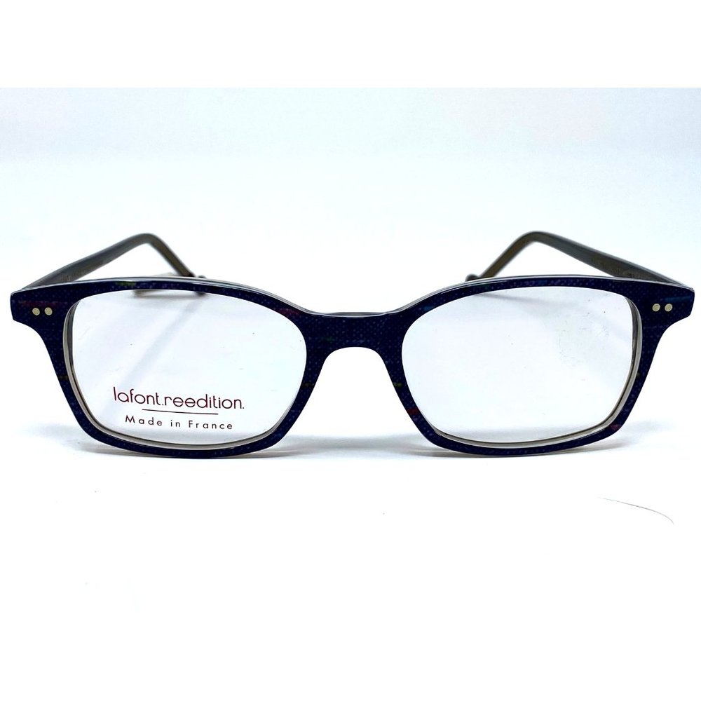 New LAFONT Reedition Monsieur Purple Acetate Womens Eyeglasses 49-17-145
